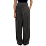 Wide Leg Trousers Grey Women : ScaglioneIschia