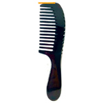 Wide Toothed Buffalo Horn : Healthy Horn Comb