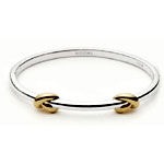 Williams Knot Hinged Bangle , Missoma