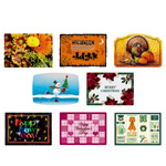 Winter Paper Placemats 8 Designs Combo Pack | Hoffmaster