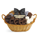 With Deepest Sympathy Chocolate Assorted Gift Basket , Mindysmunchies.com