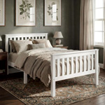 Wooden Single Bed Frame - DreamHomeStore