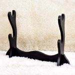 2 Layer Wooden Sword Display Stand | Swordsofnorthshire.com