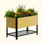 Woodgrain Elevated Garden Bed : VegoGarden