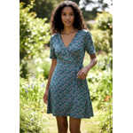 Wrap Mini Jersey Dress : LoucheLondon
