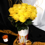 Yellow Sol Roses - RosesDelFuego