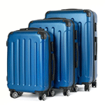 Zeitreise Plastic Luggage And Handbag Set - Idealworld