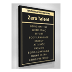 Zero Talent - Success Hunters Prints